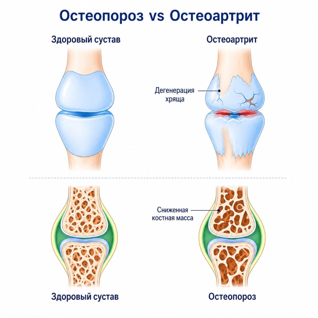 Остеопороз и остеоартрит
