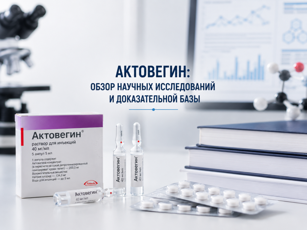 Актовегин: обзор научных исследований и доказательной базы