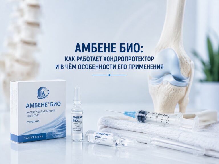 Амбене Био: как работает хондропротектор и в чём особенности его применения