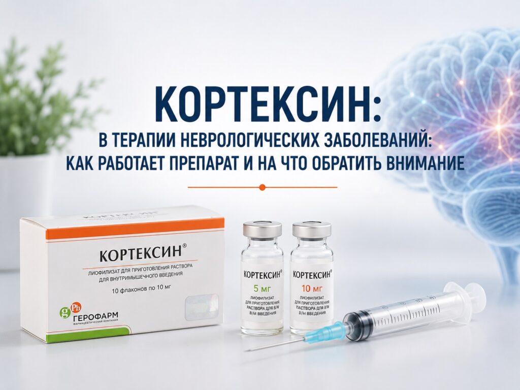 Кортексин: что нужно знать о ноотропном препарате