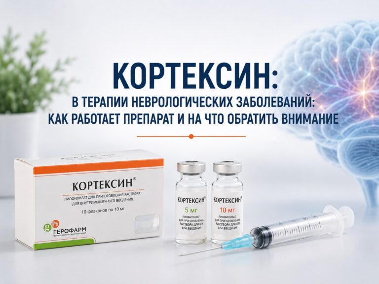 Кортексин: что нужно знать о ноотропном препарате