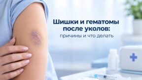 Шишки и гематомы после уколов: почему появляются и что с ними делать