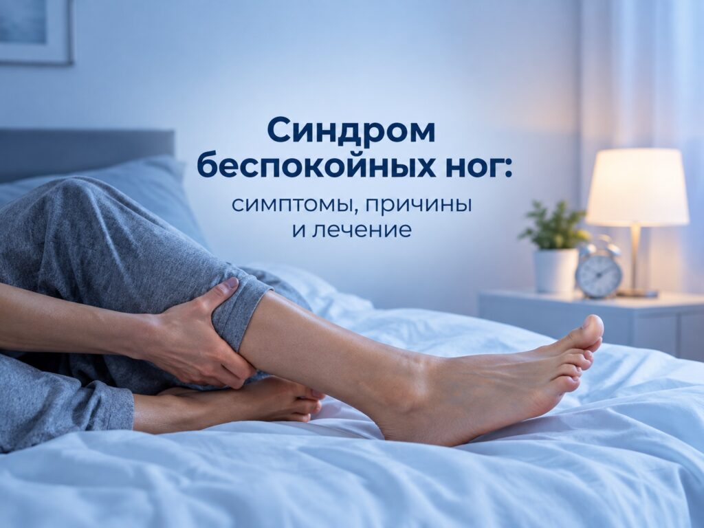 Синдром беспокойных ног: симптомы, причины и помощь