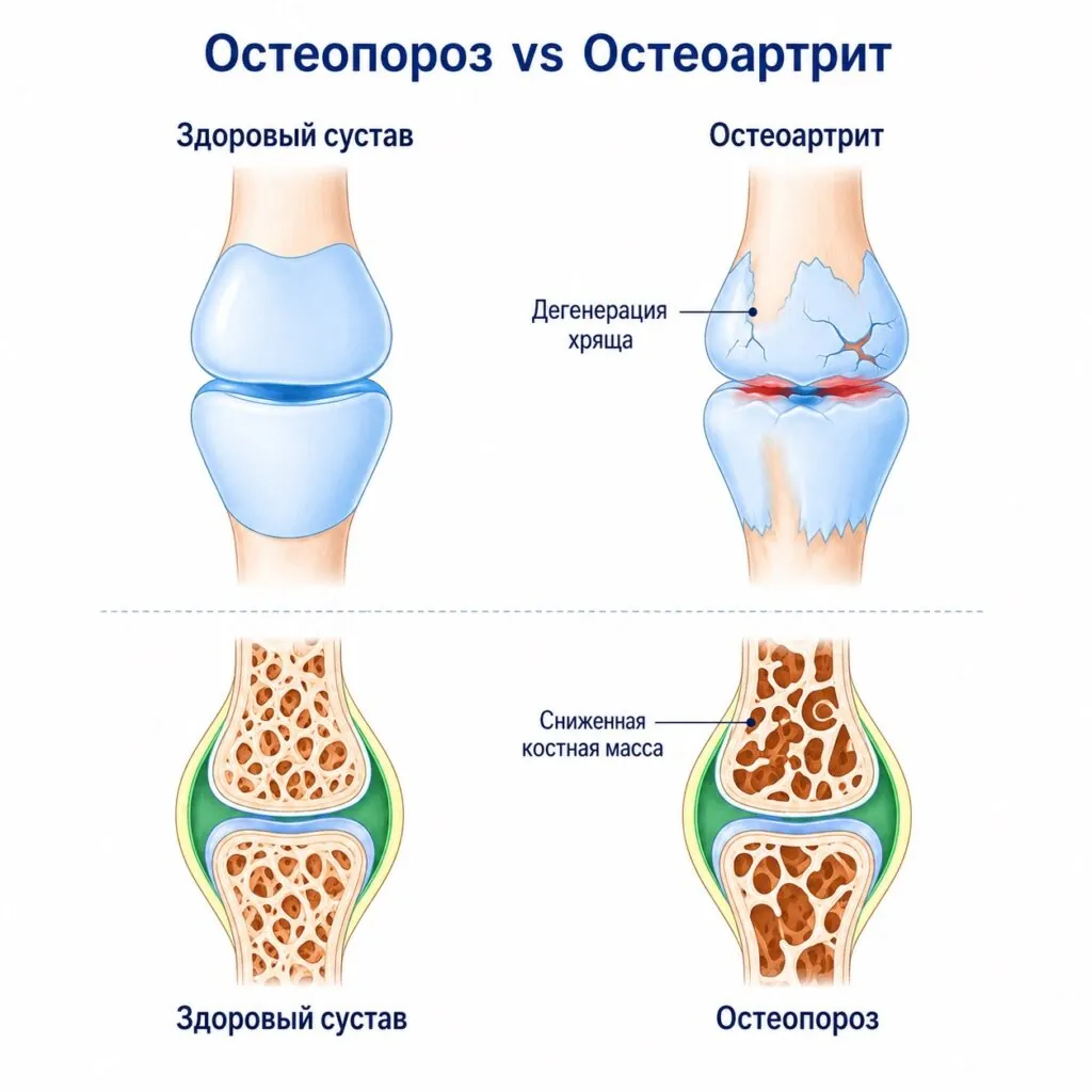 Остеопороз и остеоартрит