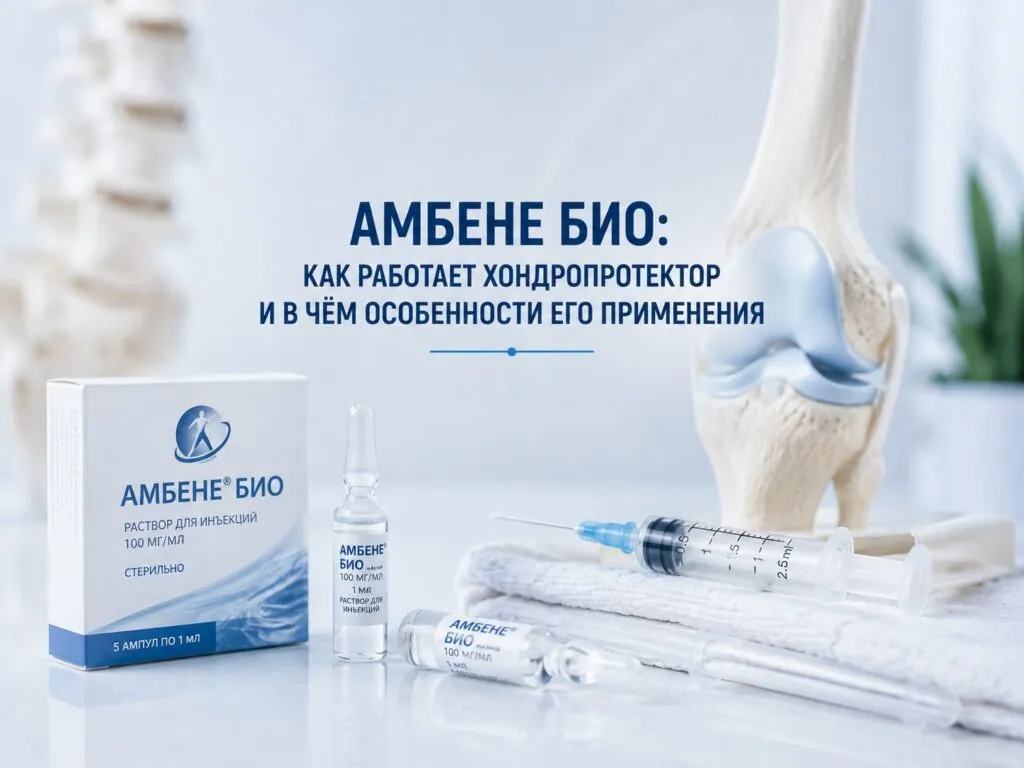 Амбене Био: как работает хондропротектор и в чём особенности его применения