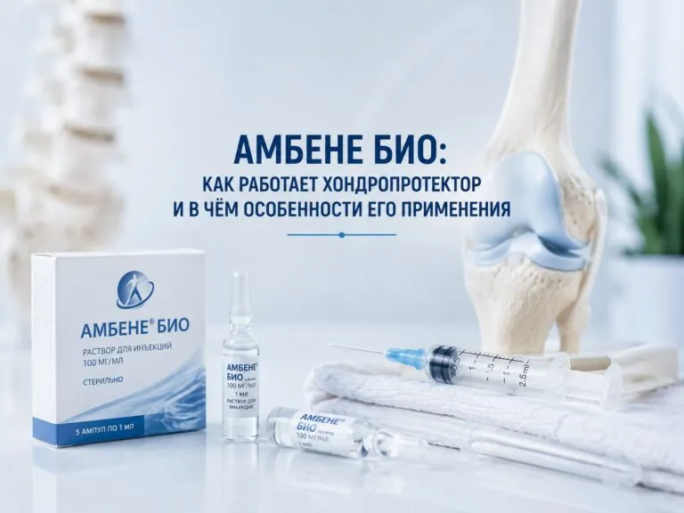 Амбене Био: как работает хондропротектор и в чём особенности его применения