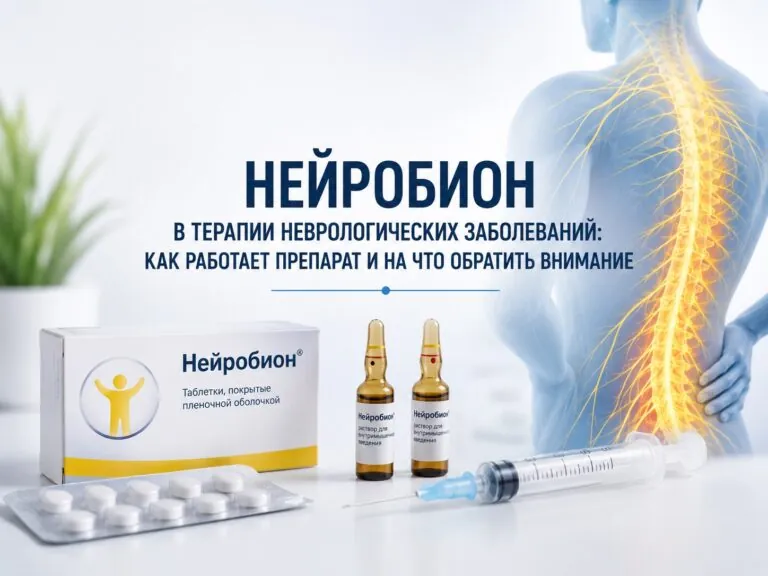 Нейробион в терапии неврологических заболеваний: как работает препарат и на что обратить внимание