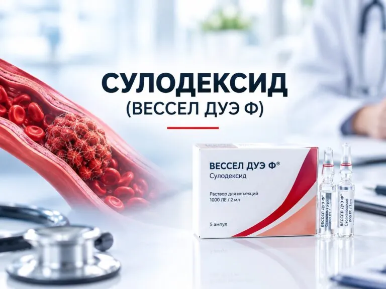 Сулодексид (Вессел Дуэ Ф): как препарат помогает при повышенном тромбообразовании