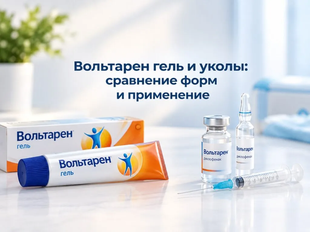 Вольтарен в форме геля и в инъекциях: сравнение форм выпуска и особенностей применения